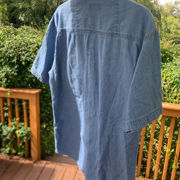 Men’s Faded Glory Short Jean Polo Down Sz. Sm - Picture 4 of 4